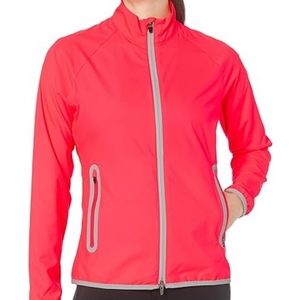 Puma golf windbreaker size meduim women's dayglo high vis